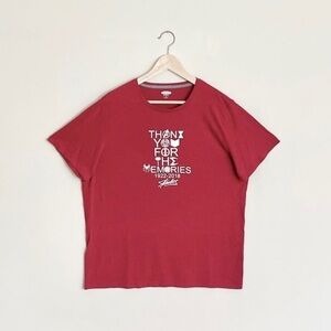 Old Navy Marvel Stan Lee Thank You For The Memories Graphic Red T Shirt Adult XL